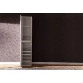 trendteam Mirror Garderobenschrank 37x191x34cm weiß