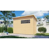 BERTILO Gartenhaus Pent Modern 4 3,35 x 2,31 m Beige
