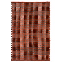 Jute & Co Teppich, Baumwolle, Orange, 60 x 140 cm