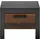 Home Affaire Nachtschrank BROOKLYN 54 x 43 x 44 cm Grau