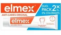 Elmex dentifrice protection caries Dentifrice(S) 2x75 ml