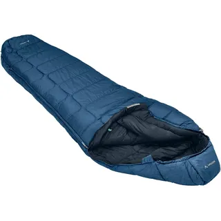 Vaude Sioux 1000 SYN Synthetik Schlafsack Mumienschlafsack Blau Zip Links
