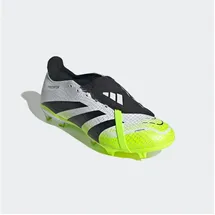 adidas Predator League Fold-Over Tongue FG/MG Herren Cloud White/Core Black/Lucid Lemon 48