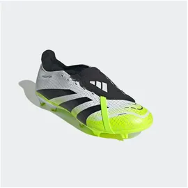 adidas Predator League Fold-Over Tongue FG/MG Herren Cloud White/Core Black/Lucid Lemon 48