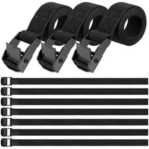 luxuskollektion Spanngurte Kurz 10er Set 65cm Verstellbar Klemmschloss