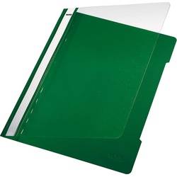 Leitz, Mappe, Standard Plastic File A4 PVC Green (25) Präsentations-Mappe Grün (A4)