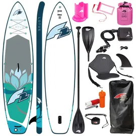 F2 SUP Board Set Lotus Multiset 329 x 81 x 15 cm blau