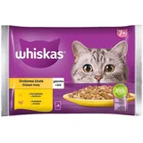 whiskas Senior 7+ Nassfutter für Katzen in Gelee mit Huhn, Truthahn, 52 Portionsbeutel, 13x4x85g, Hochwertiges Nassfutter für ältere Katzen