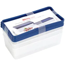 Westmark Teedose Trio weiß 3 x 1 l