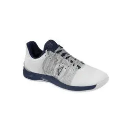 Kempa Attack One 2.0 Game Changer Handballschuhe, Sportschuhe, Turnschuhe, weiß/Marine, 39.5