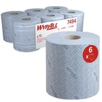 Kimberly Clark Professional WypAll® L10 Papierputztücher 7494, 1-lagig, Blaue