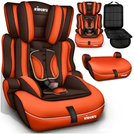 KIDUKU Autokindersitz braun/orange