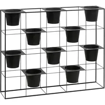 Dehner Pflanzgefäße 100 x 80 x 20 cm Schwarz