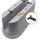 Spetebo Balkon Geländer Blumenkasten oval 60 x 20 x 20 cm Grau