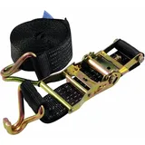 SHZ Spanngurt H800 Ratsche Spitzhaken schwarz