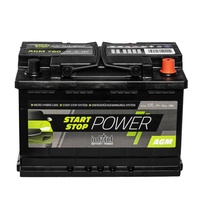 intact Start-Stop Power AGM760 AGM Autobatterie 12V 70Ah 760A/EN startklar