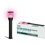 WIZ Außenleuchte Metall/Kunststoff IP65 mit Bewegungsmelder Starterset pink