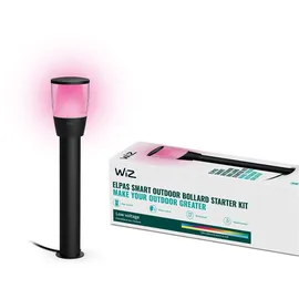 WIZ Außenleuchte Metall/Kunststoff IP65 mit Bewegungsmelder Starterset pink