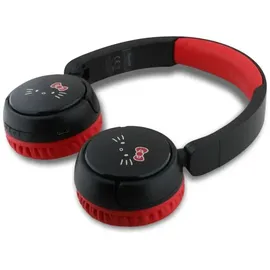 HELLO KITTY Face Logo Bluetooth Over-Ear-Kopfhörer Rot