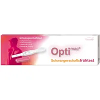 Optimac Schwangerschaftstest, Frühtest, Ergebnis 3 Tage vor erwarteter Periode, 20 mIU/ml (1 Stück)