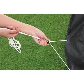 BESTWAY PVC-Abdeckplane schwarz Ø 493 cm