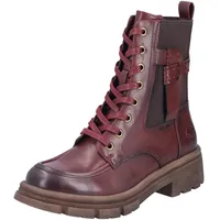Rieker 91432-35 Schnürstiefel Synthetik Damen rot - Gr. 40