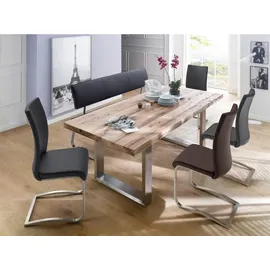 MCA Furniture Arco 2 St. Echtleder braun