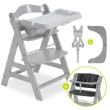 hauck Alpha Sparset inkl. Sitzkissen und Essbrett Alpha Tray