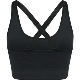 hummel hmlCLEA Seamless Sports Top black melange L