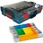 BS SYSTEMS GMBH & CO Sortimo Systemkoffer L-Boxx 102 Ozeanblau, transparenter Deckel + Insetboxen H3