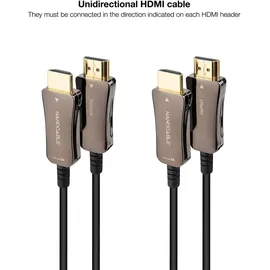 NANOCABLE HDMI-Kabel 2.1 Stecker/Stecker 20 m Schwarz