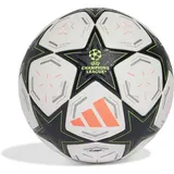 Adidas UCL 24/25 League Phase Competition Ball White / Black / Platinum Metallic / Team Solar Yellow 4