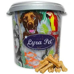 50 Stk. Lyra Pet® Kauknochen ca. 7 cm in 30 L Tonne