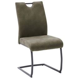 MCA furniture Freischwinger 2er Set Schwingstuhl Acroma grün