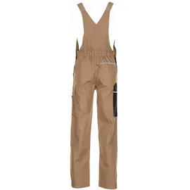 Planam Canvas 320 Latzhose Khaki/Schwarz,