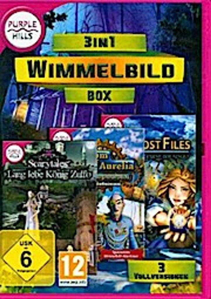 3-in-1 Wimmelbild-Box, 1 DVD-ROM