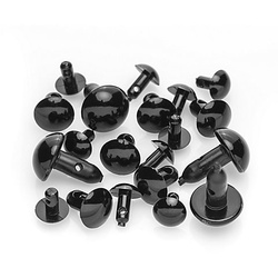 Kunststoff-Augen, 8–12 mm, 20 Stück