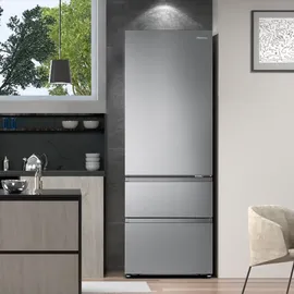 Hisense RT641N4AIE Side-by-Side (494 l, 2000 mm hoch, Silber)