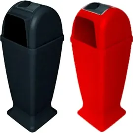 stefanplast Korb Diablo mit Aschenbecher anthrazit LT 50