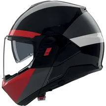 Nolan N120-1 Blocco Schwarz/Grau/Rot/Weiß M