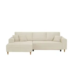 Ecksofa  Benedita ¦ beige ¦ Maße (cm): B: 275 H: 91 T: 173