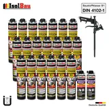 Brandschutzschaum B1 Bauschaum 20x750ml 2x Reiniger Montageschaum Schaum Pistole