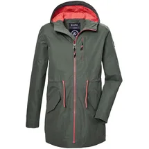 KILLTEC Mädchen Funktionsparka/Parka wasserdicht mit Kapuze KOS 148 GRLS PRK, oliv, 164,