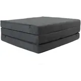 FORTISLINE - Klappmatratze 180x65x7cm - 3-teilige Faltmatratze - H2 Gästematratze - Camping Faltbare - Kamping Bett - Waschbar Bezug - Erwachsene Klappbar - Reisematratze - Schaumstoff Matratze