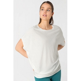 super.natural Damen Yoga Loose T-Shirt (Größe L, weiss)