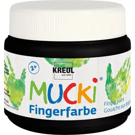 Kreul Mucki Fingerfarbe 150 ml schwarz