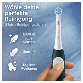 Oral-B iO Series 2 Forest Green Special Edition + Reiseetui + Aufsteckbürstenhalter