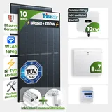 10kWp Huawei PV-Anlage 22x Trina 465Wp Black Frame Schrägdachmontage 7kWh Speich...
