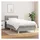 vidaXL Boxspringbett 100 x 200 cm Hellgrau