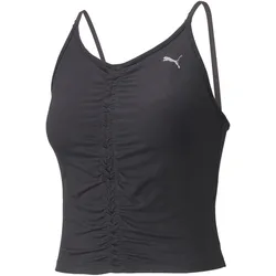 PUMA Studio Foundation Ruched Tanktop Damen PUMA black S